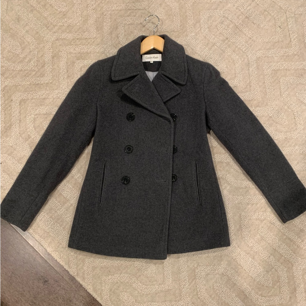 Calvin Klein Wool Peacoat